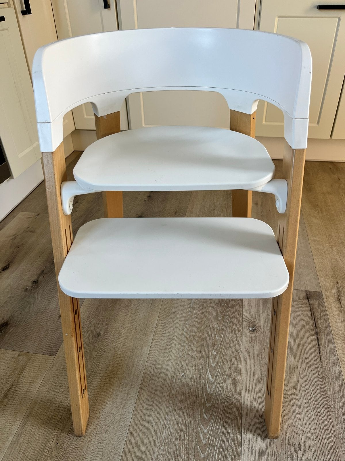 Stokke Steps stoel meegroeistoel - Gebruikt, Kinderen en Baby's, Kinderstoelen, Ophalen, Gebruikt, Meegroeistoel