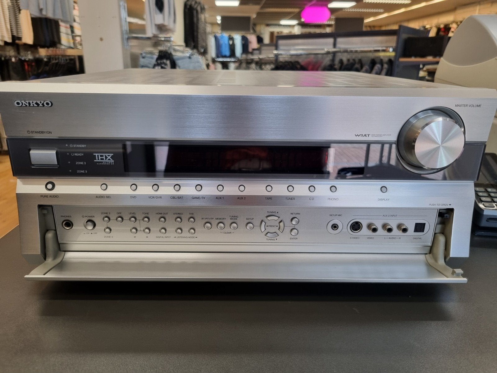 De robuuste, krachtige Onkyo TX-SR875 Topklasse geluid, ///, Ophalen of Verzenden, 120 watt of meer, Onkyo