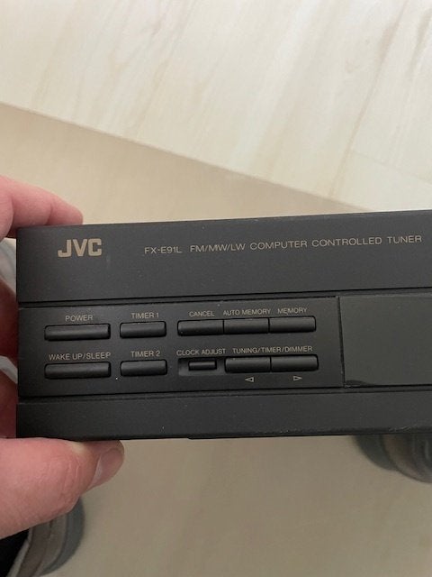JVC Tuner FX-E91 LBK AC 220V 50 Hz 12W, Ophalen, Gebruikt