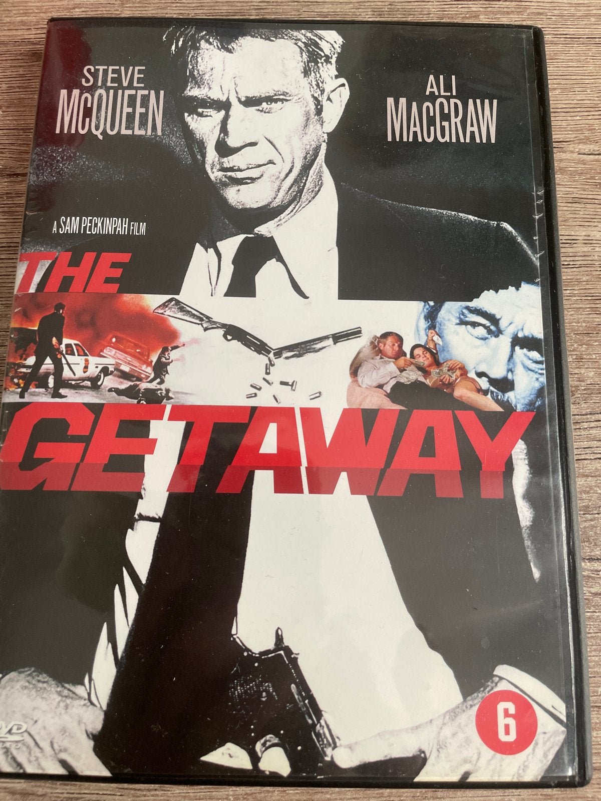 The Getaway (1972) - Actiethriller met Steve McQueen, Nederlands, Actiethriller, Ophalen of Verzenden, Vanaf 6 jaar