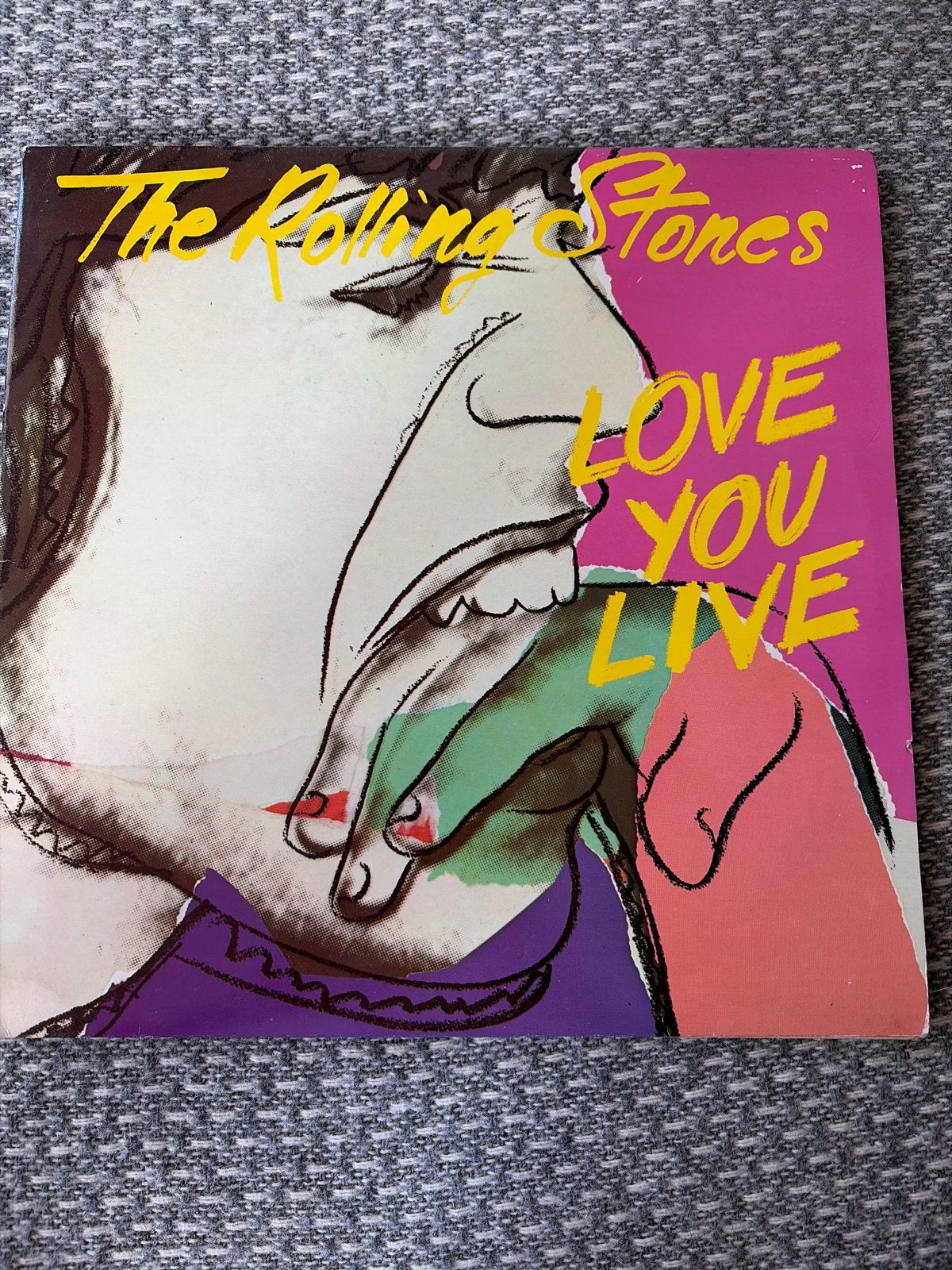 The Rolling Stones - Love You Live (Gebruikt), Cd's en Dvd's, Vinyl | Rock, Ophalen, LP, Gebruikt, 12 inch