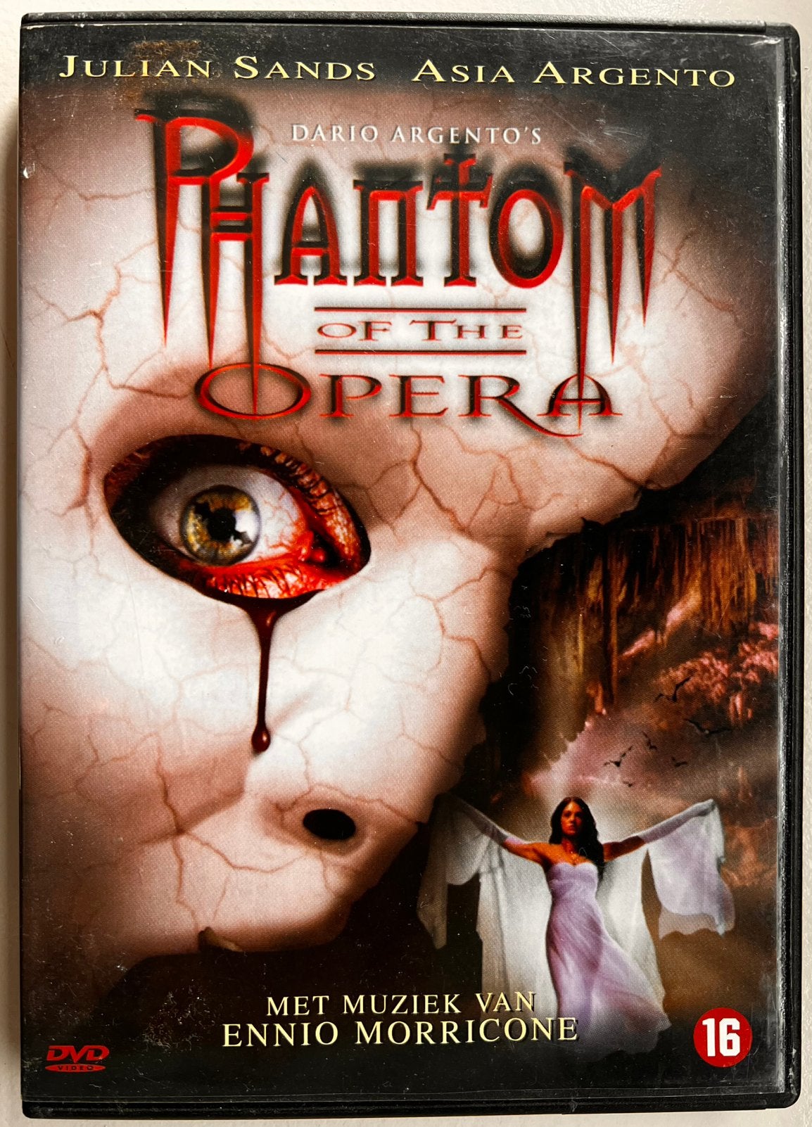 DVD Phantom of the opera, Cd's en Dvd's, Vanaf 16 jaar, Nederlands, Ophalen of Verzenden, Zo goed als nieuw