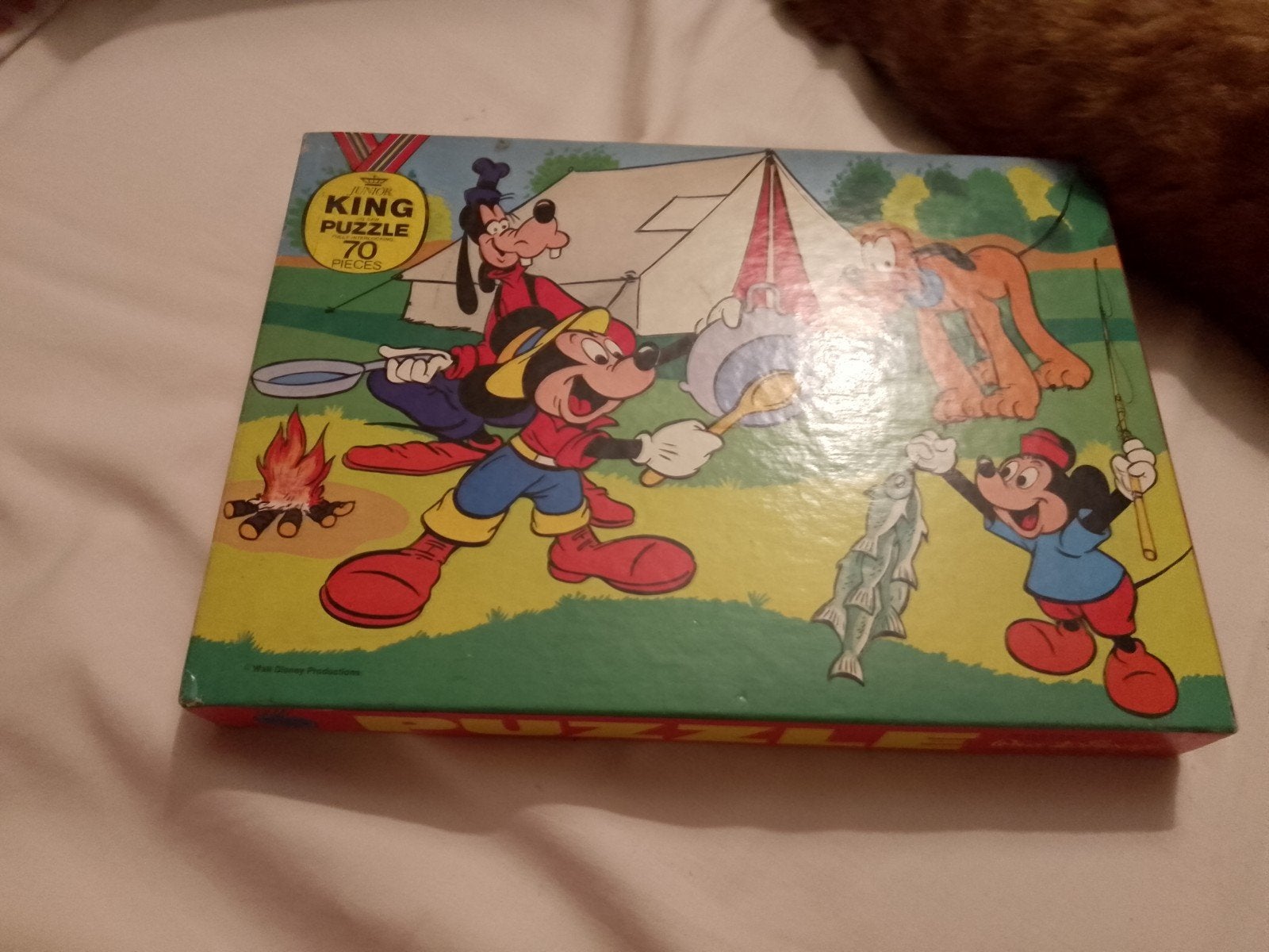 Vintage Disney King Puzzle 70 Stukjes - Mickey & Vrienden, Ophalen of Verzenden, 10 tot 50 stukjes, Gebruikt, 4 tot 6 jaar