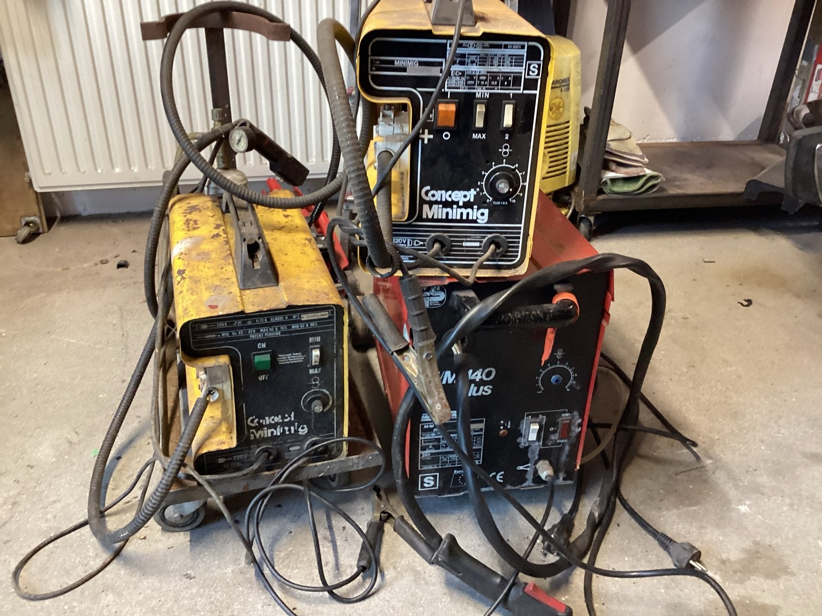 Partij lasapparaten: Concept Minimig en M/M 140 Plus, Ophalen, Gebruikt, Minder dan 150 ampère, Co2