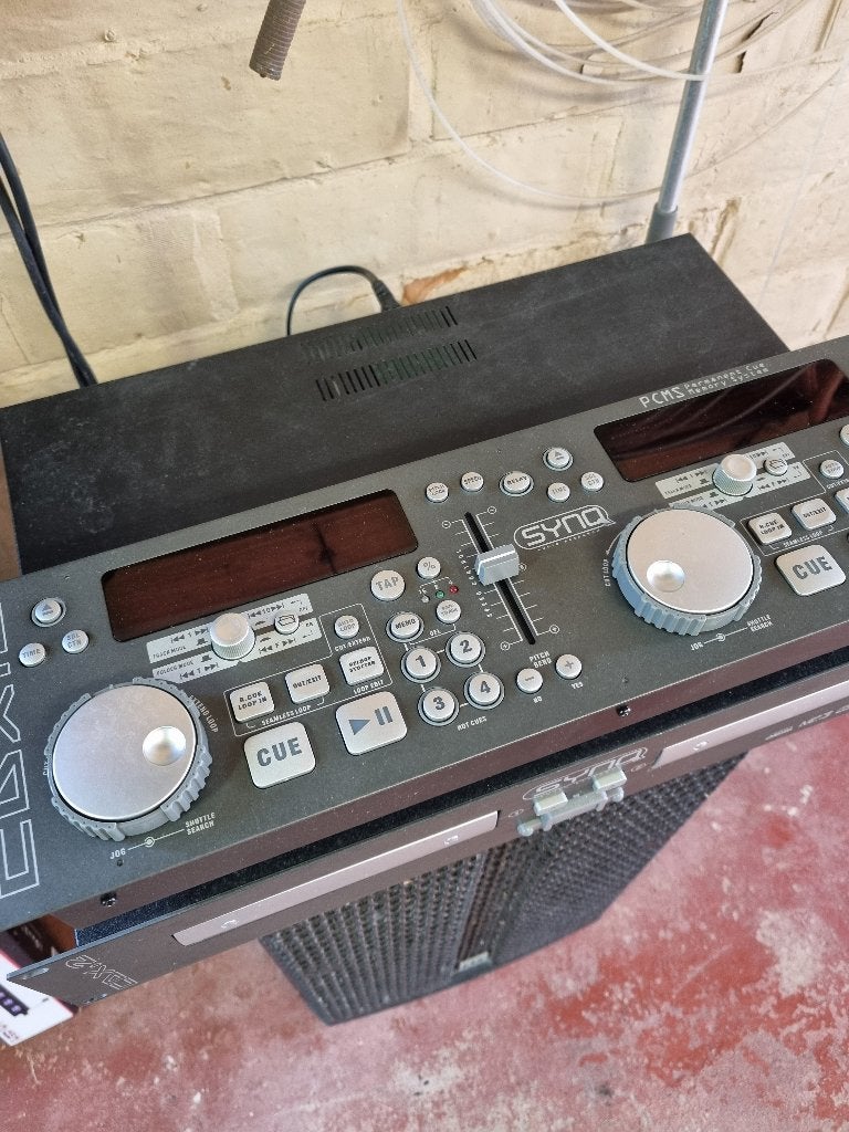 Synq CDX-2 dubbele cd speler, Ophalen of Verzenden, Gebruikt, Overige merken, Wisselaar