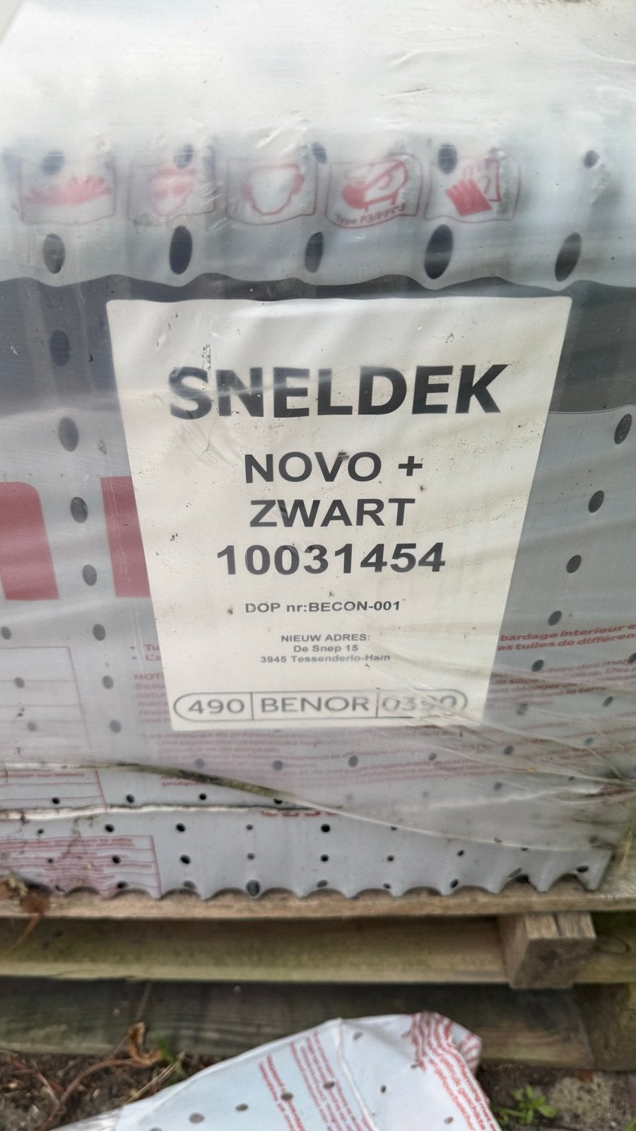 150x Monier Sneldek Novo+ zwarte dakpannen (ca. 15 m²), Ophalen, Overige materialen, Zwart, Nieuw
