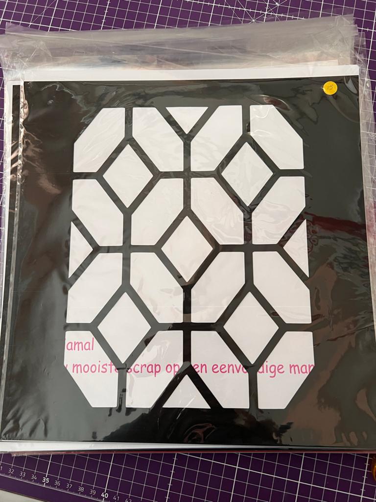 Mal voor scrapbooking nr 1, Verzenden, Zo goed als nieuw, Frame of Mal