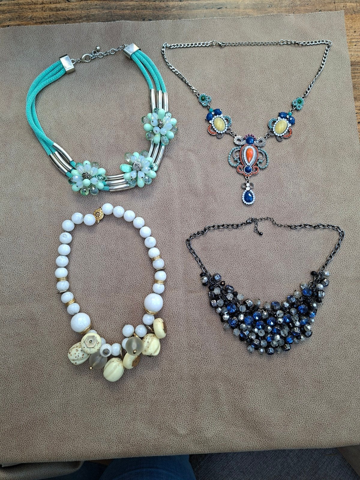 Set kettingen, Sieraden, Tassen en Uiterlijk, Kettingen, Overige materialen, Verstelbaar, Overige kleuren, Ophalen of Verzenden