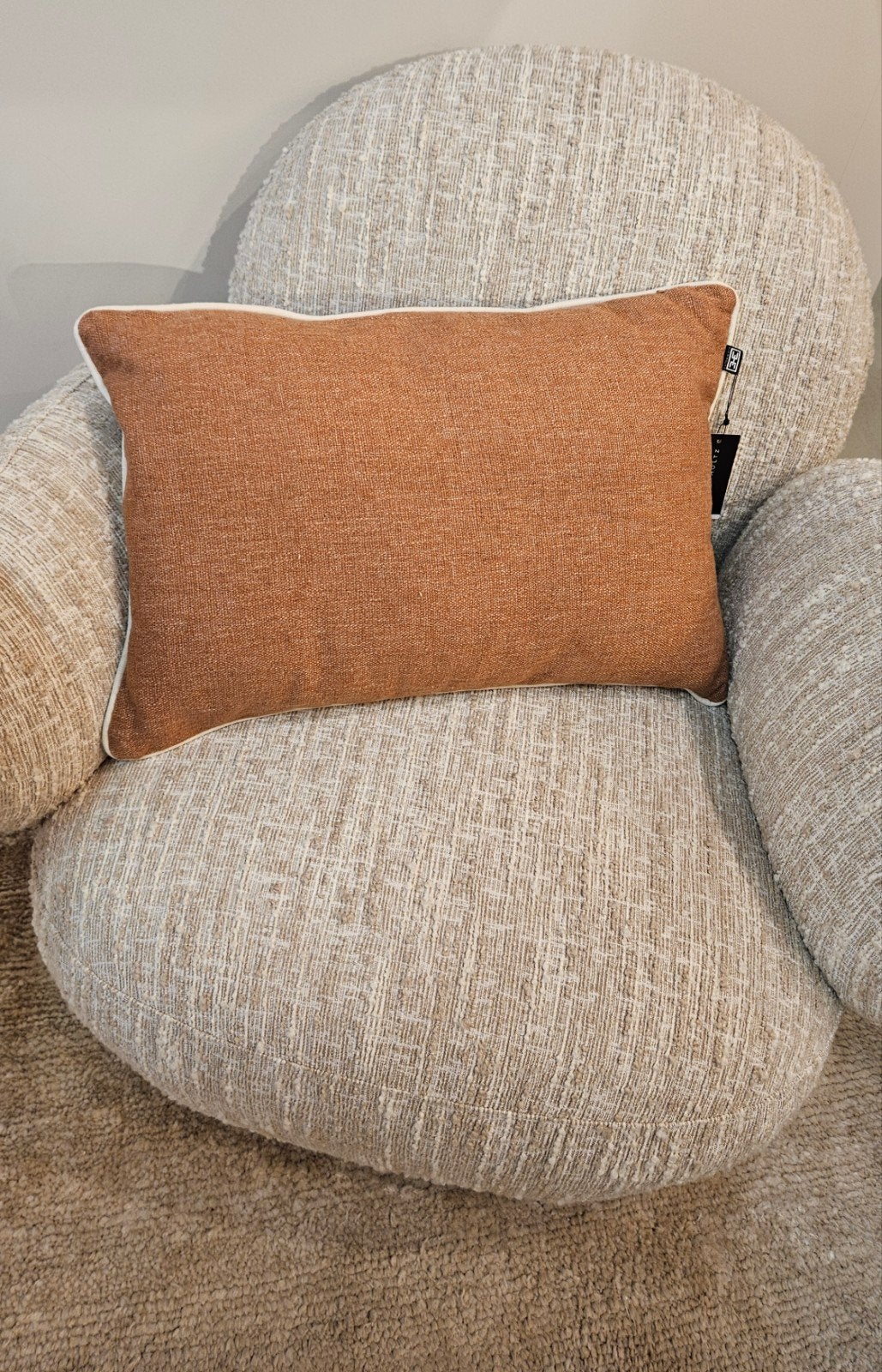 EICHHOLTZ NIEUW Rechth. kussen Saphira rectangular Orange, Overige merken, Nieuw, Oranje, Ophalen of Verzenden