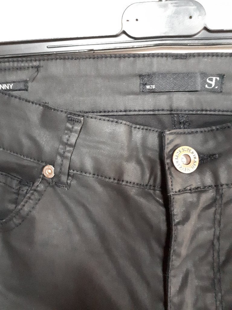 Zwarte skinny jeans, maat 28, Supertrash, Supertrash, Verzenden, Zwart, Zo goed als nieuw