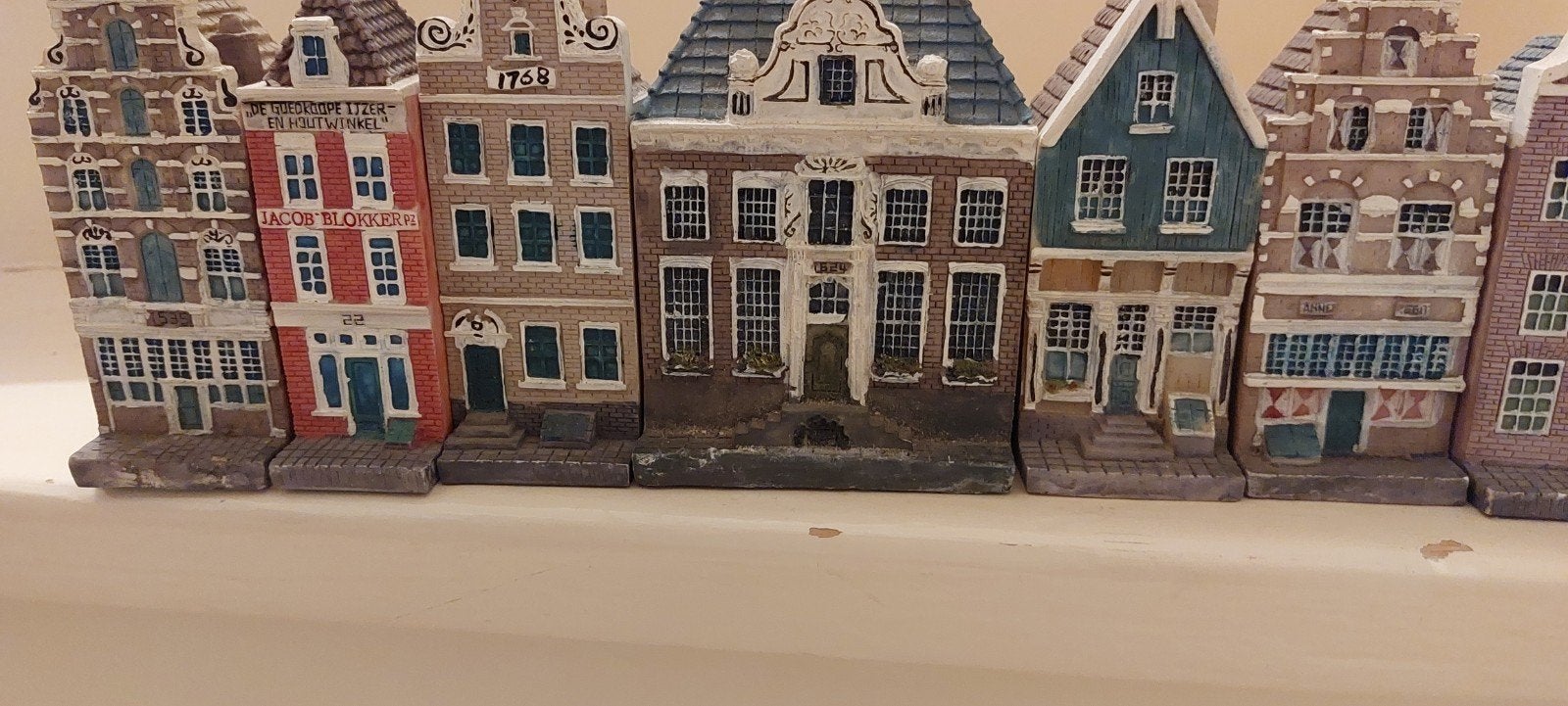 Herenhuizen mini/grachtenpand divers 8 stuks, Verzamelen, KLM Huisjes, Ophalen of Verzenden