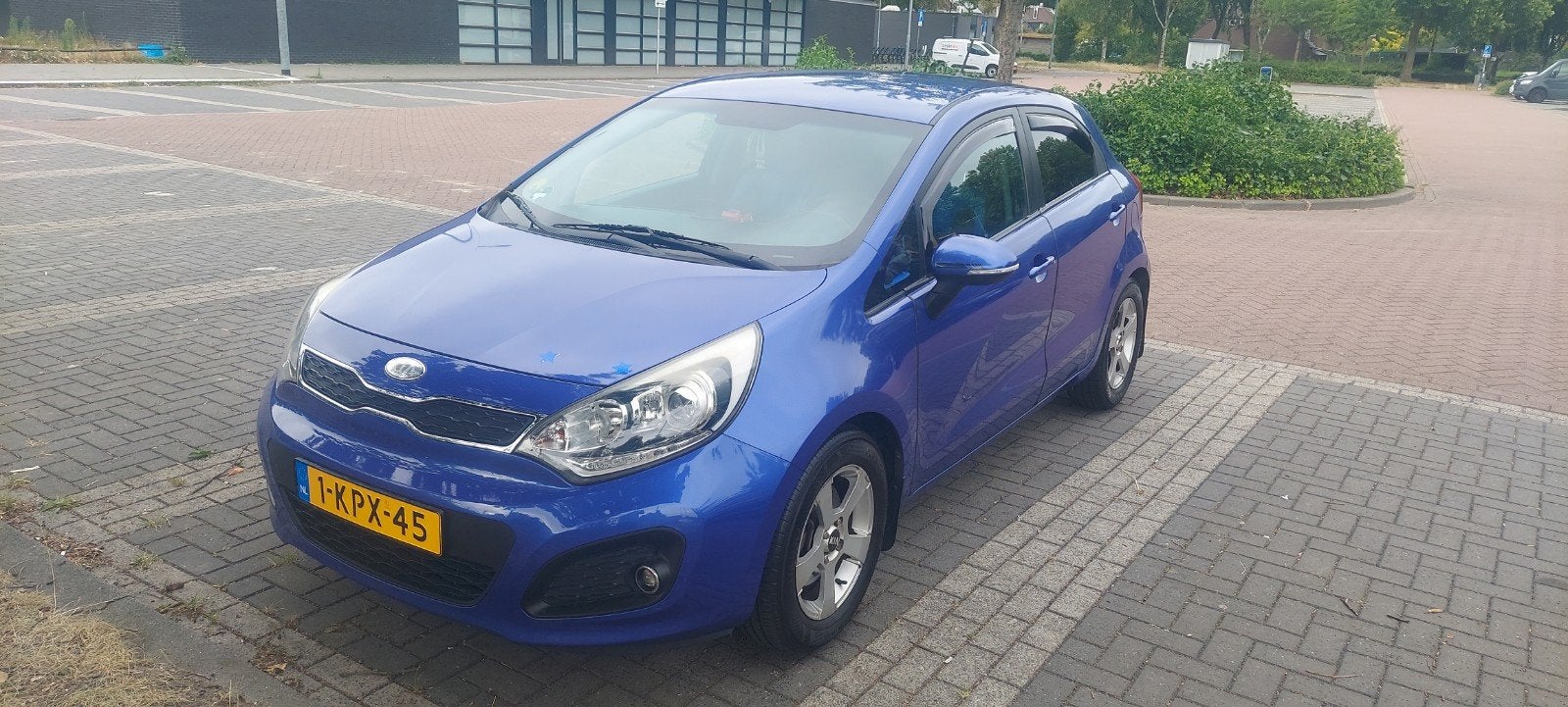Kia Rio 1.4 crdi 5DRS 2013 Blauw, Auto's, Kia, Voorwielaandrijving, 1139 kg, 4 cilinders, 1396 cc