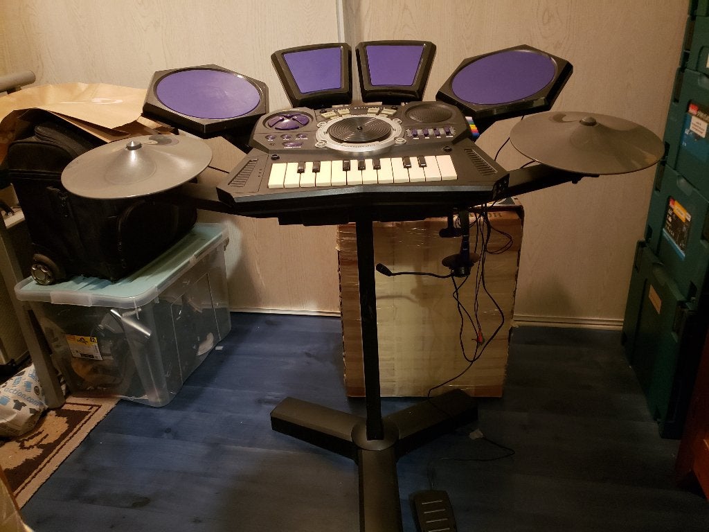 Digitale drumstel en keyboard set voor kinderen