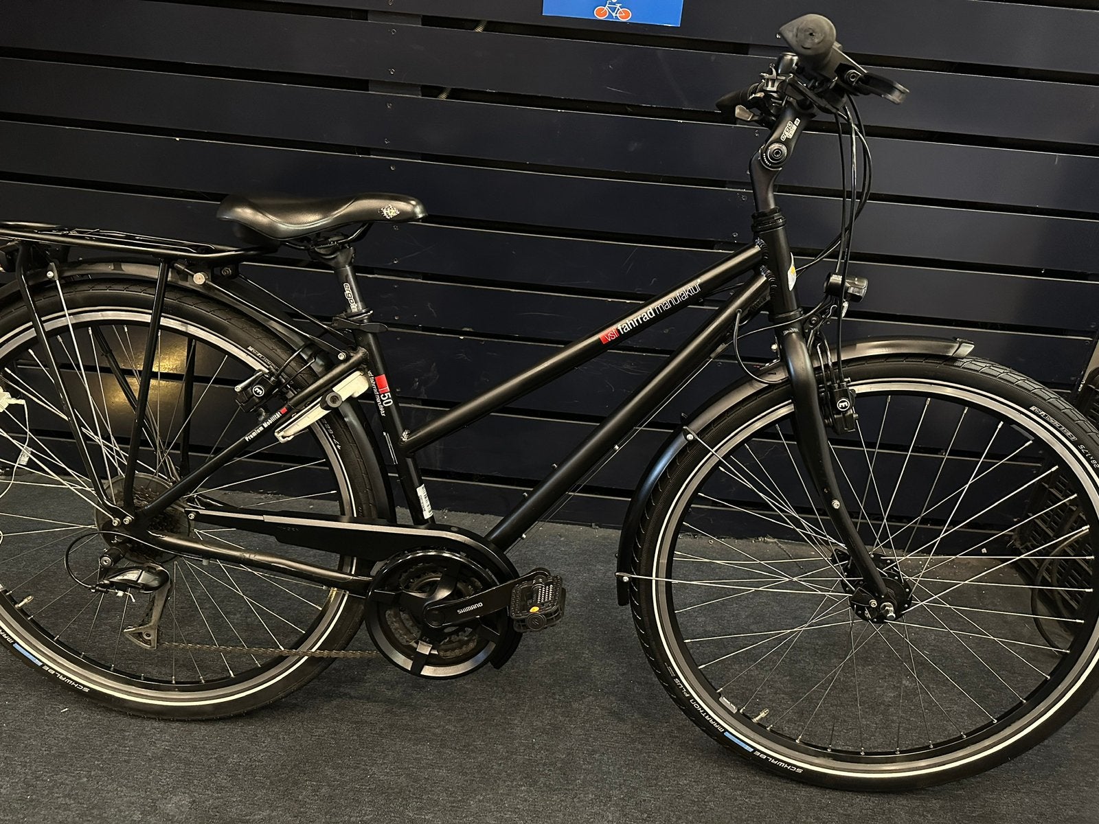 Net als nieuw VSF T50 24 speed 45cm of 55cm met garantie, Minder dan 10 versnellingen, 53 tot 56 cm, Zo goed als nieuw, Ophalen