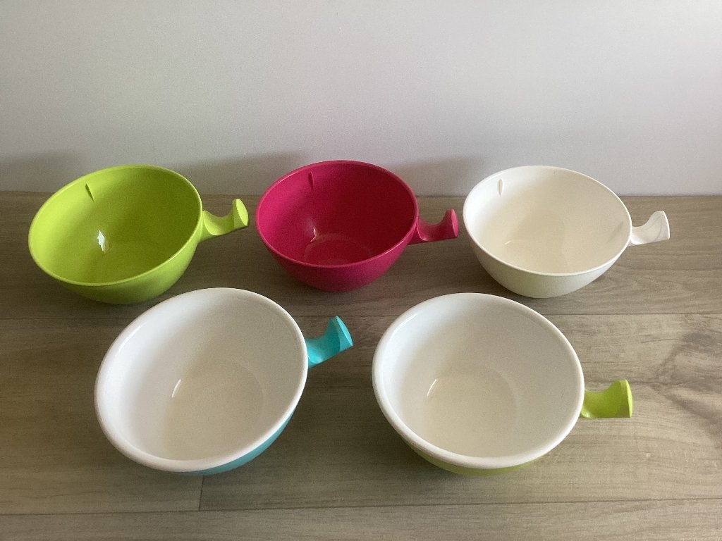 Mepal Loomm bowl met kunststof binnen kom, Ophalen of Verzenden, Gebruikt