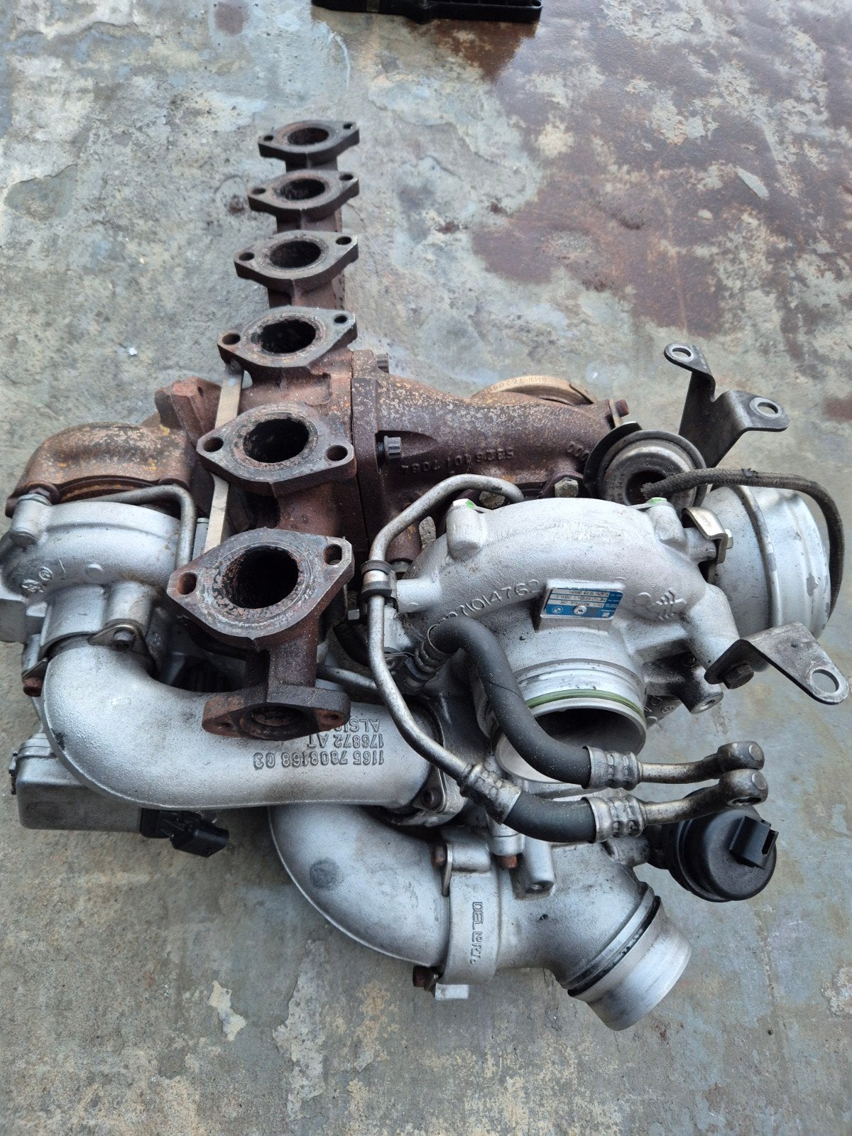 Turbo set BMW F10 F11 535D, Ophalen, Gebruikt, BMW