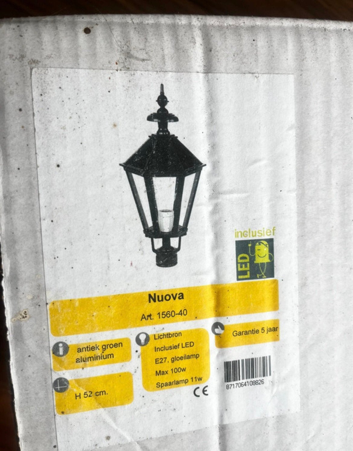 Buitenlamp, Tuin en Terras, Ophalen, Staande lamp, Aluminium, 50 tot 250 watt