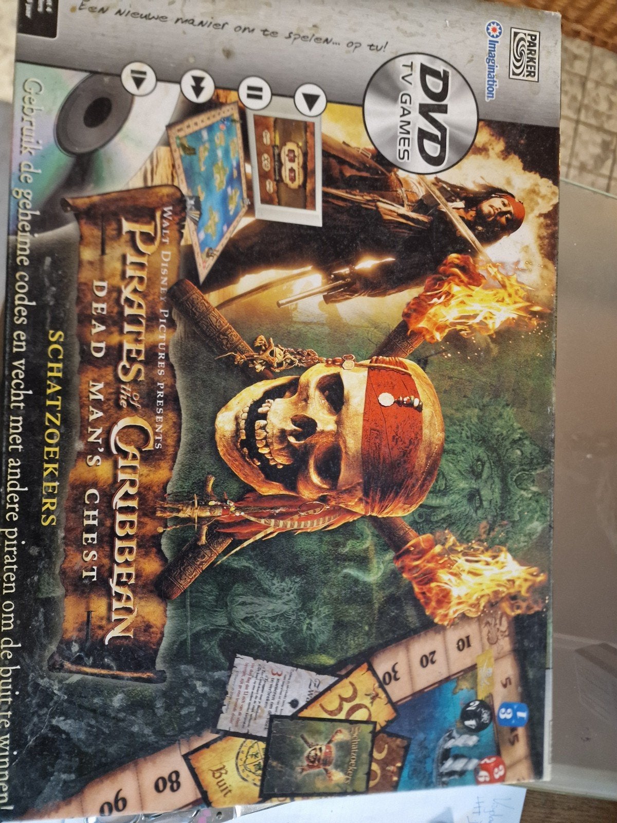 Pirates of the Caribbean: Dead Man's Chest Bordspel, Hobby en Vrije tijd, Drie of vier spelers, Ophalen, Gebruikt, Parker