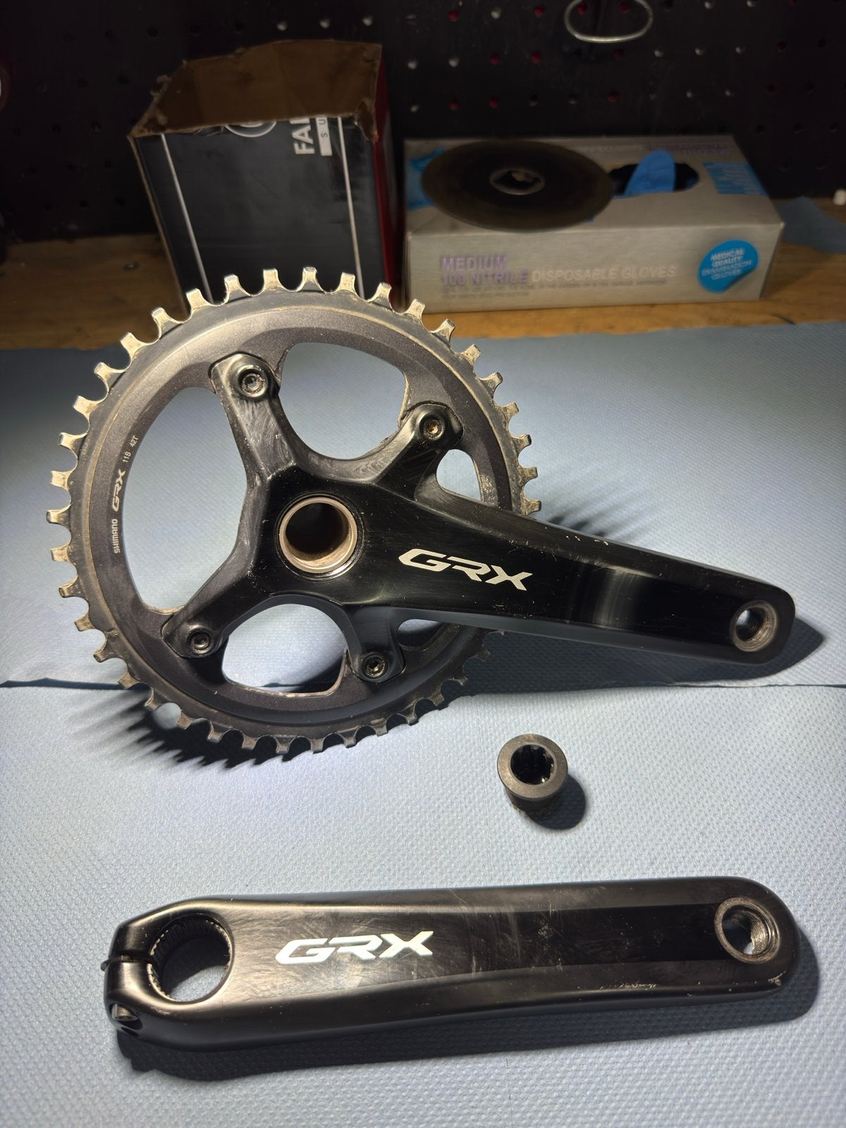 Shimano GRX FC-RX810 Crankstel 172,5mm, Fietsen en Brommers, Fietsonderdelen, Crankstel of Pedalen, Gebruikt, Ophalen of Verzenden