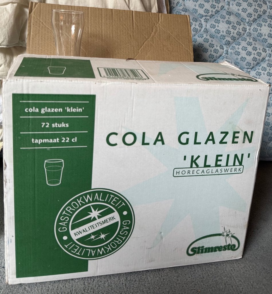 72 Slimresto horecaglazen 22 cl in originele doos, Ophalen, Nieuw, Overige typen