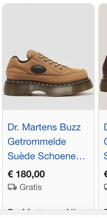 Dr.Martens, maat 38, splinter nieuw., Kleding | Dames, Beige, Overige typen, Ophalen of Verzenden, Zo goed als nieuw