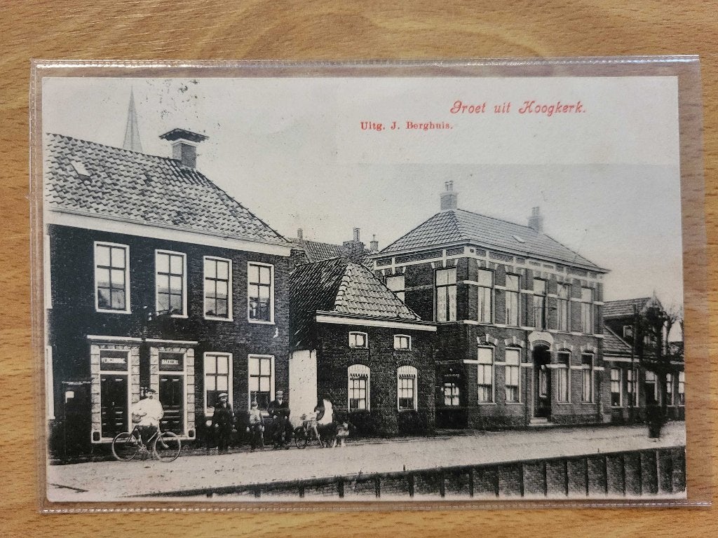 ansicht HOOGKERK 1900 PRACHTKAART, Ophalen of Verzenden, Voor 1920, Groningen