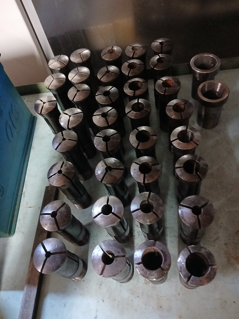 Ai spantangen B24 35 stuks vanaf 1,5mm t/m 16mm en 2 hulsen, Gebruikt, Ophalen of Verzenden, Metaaldraaibank, Minder dan 500 mm