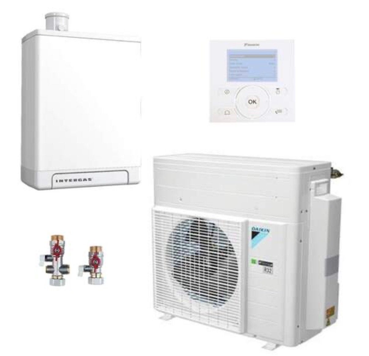 Daikin Intergas Hybride Warmtepomp Systeem, Hoog rendement (Hr), Cv-ketel of Combi-ketel, Nieuw, Ophalen of Verzenden