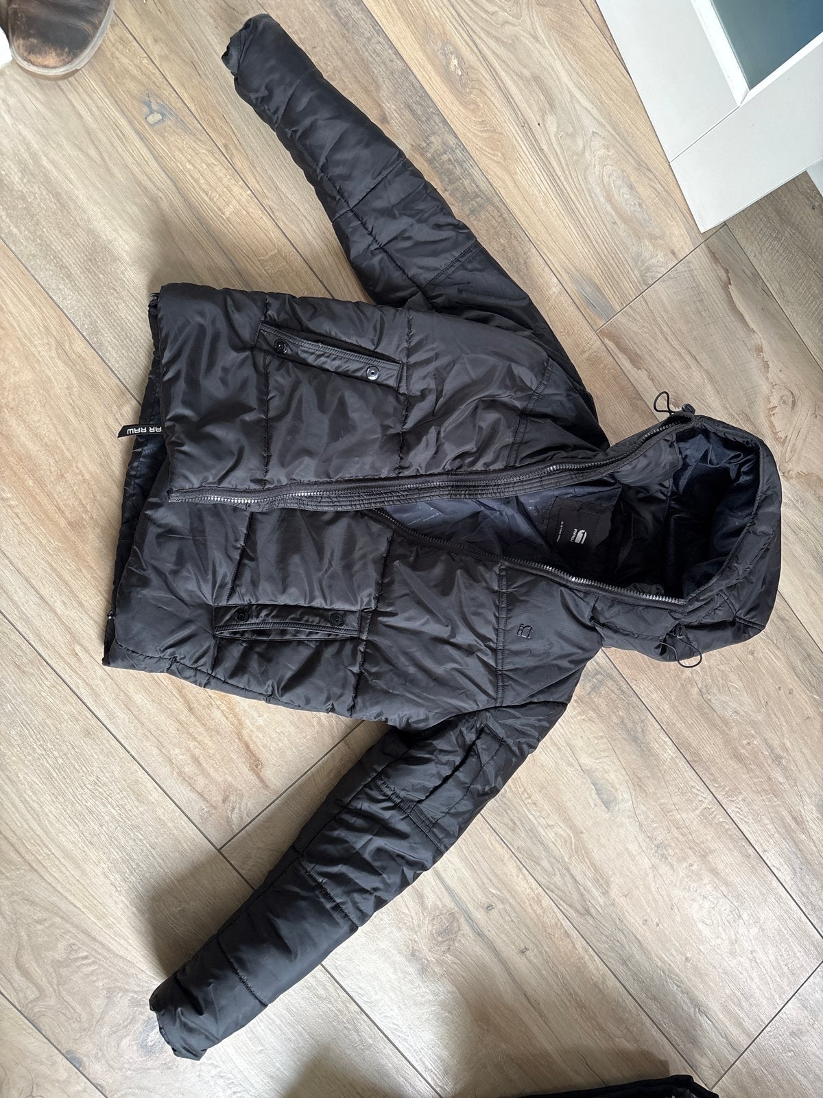 G-Star RAW Zwart Jas Maat S, Kleding | Dames, Jassen | Winter, Ophalen, Gedragen, Maat 36 (S), Zwart