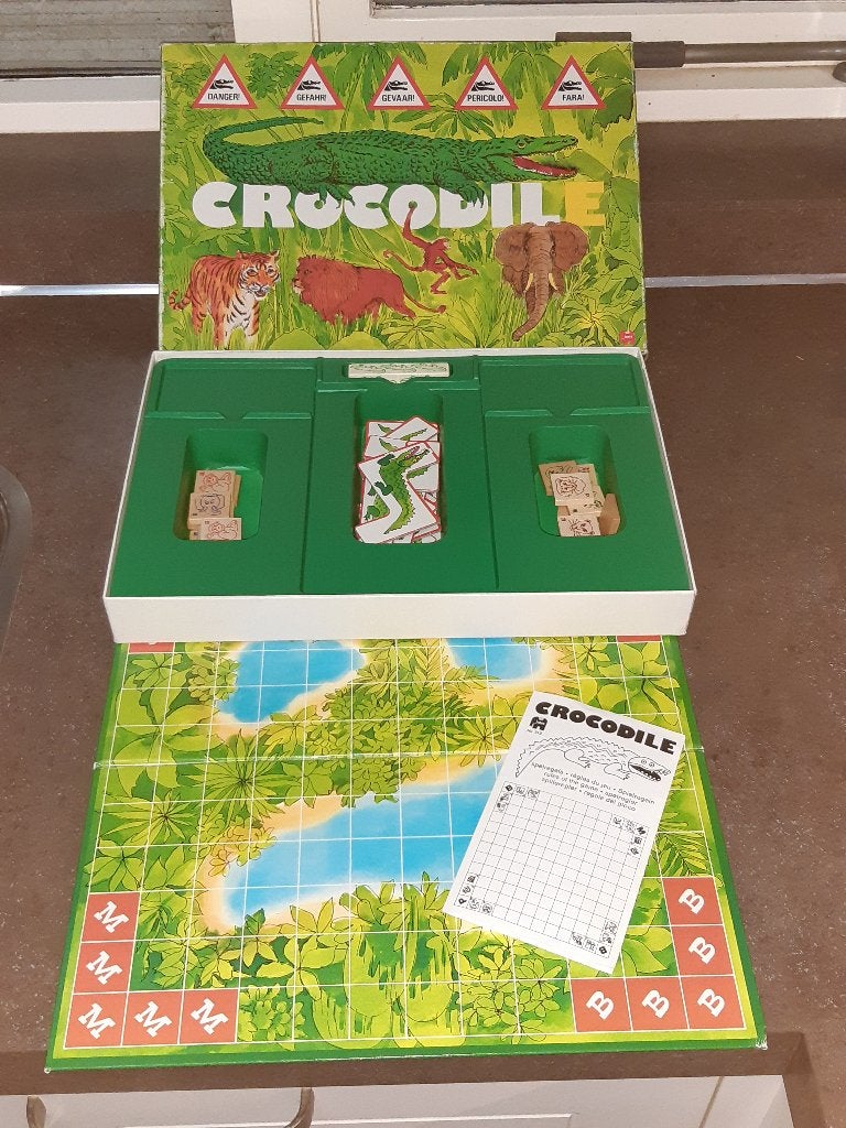 Crocodile vintage uitmuntende staat, Ophalen of Verzenden