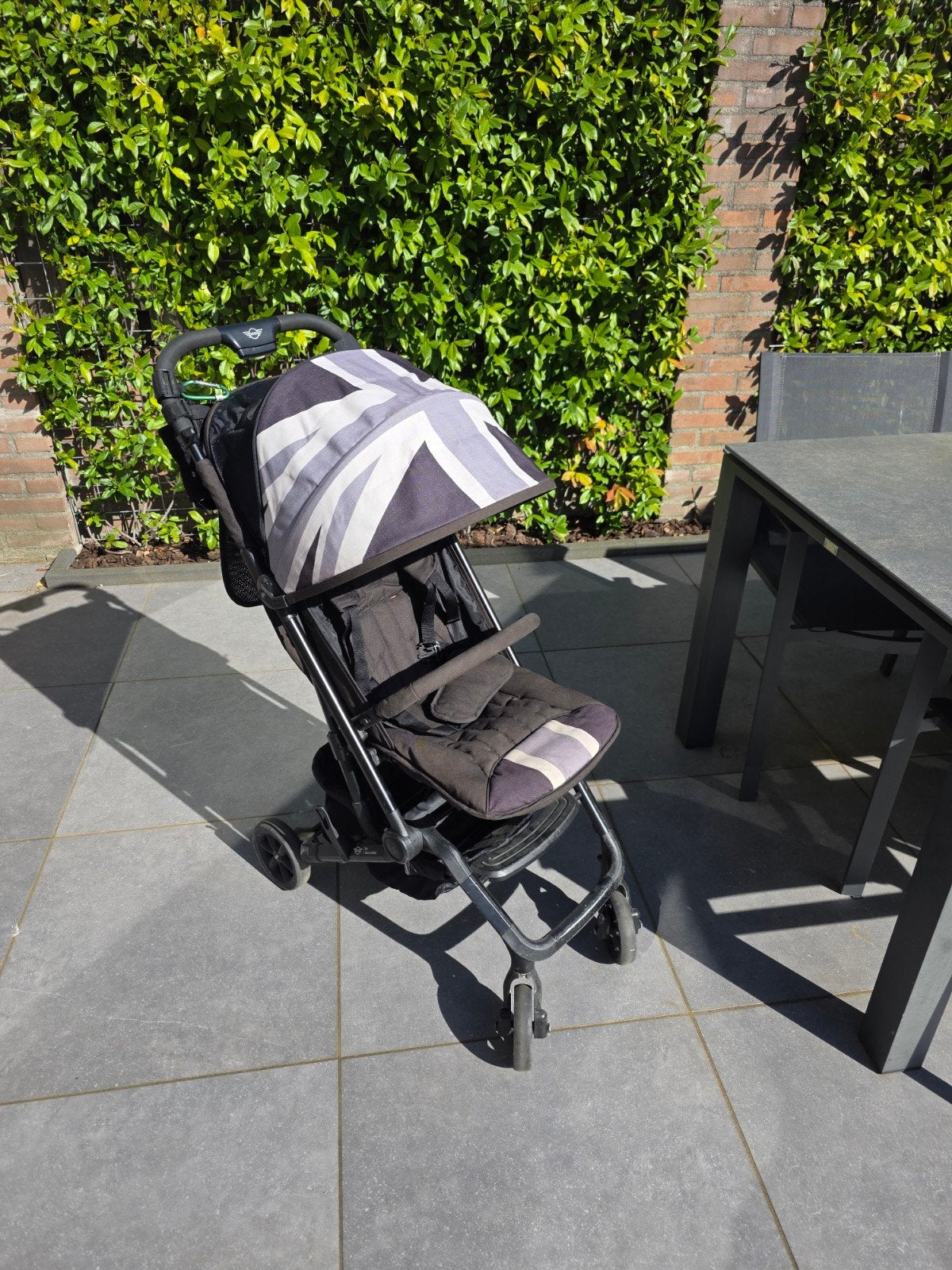 Mini by Easywalker Buggy - Union Jack Design, Kinderen en Baby's, Buggy's, Ophalen of Verzenden, Gebruikt, Overige merken, Verstelbare rugleuning