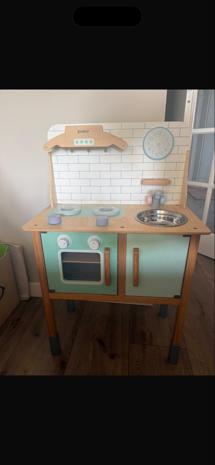 Houten speelkeuken met accessoires, Ophalen, Gebruikt, Hout, Speelkeuken