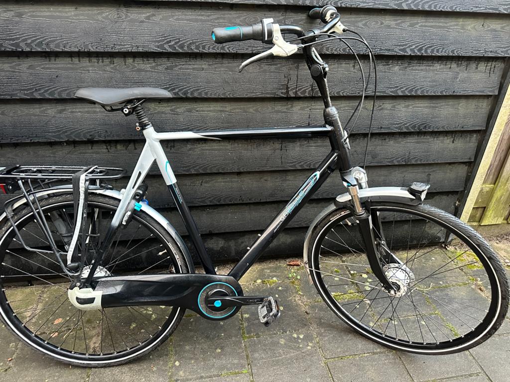 Nette Gazelle Eclipse Herenfiets 65cm 7v GROOT MODEL, 56 cm of meer, Ophalen of Verzenden, Zo goed als nieuw, Gazelle