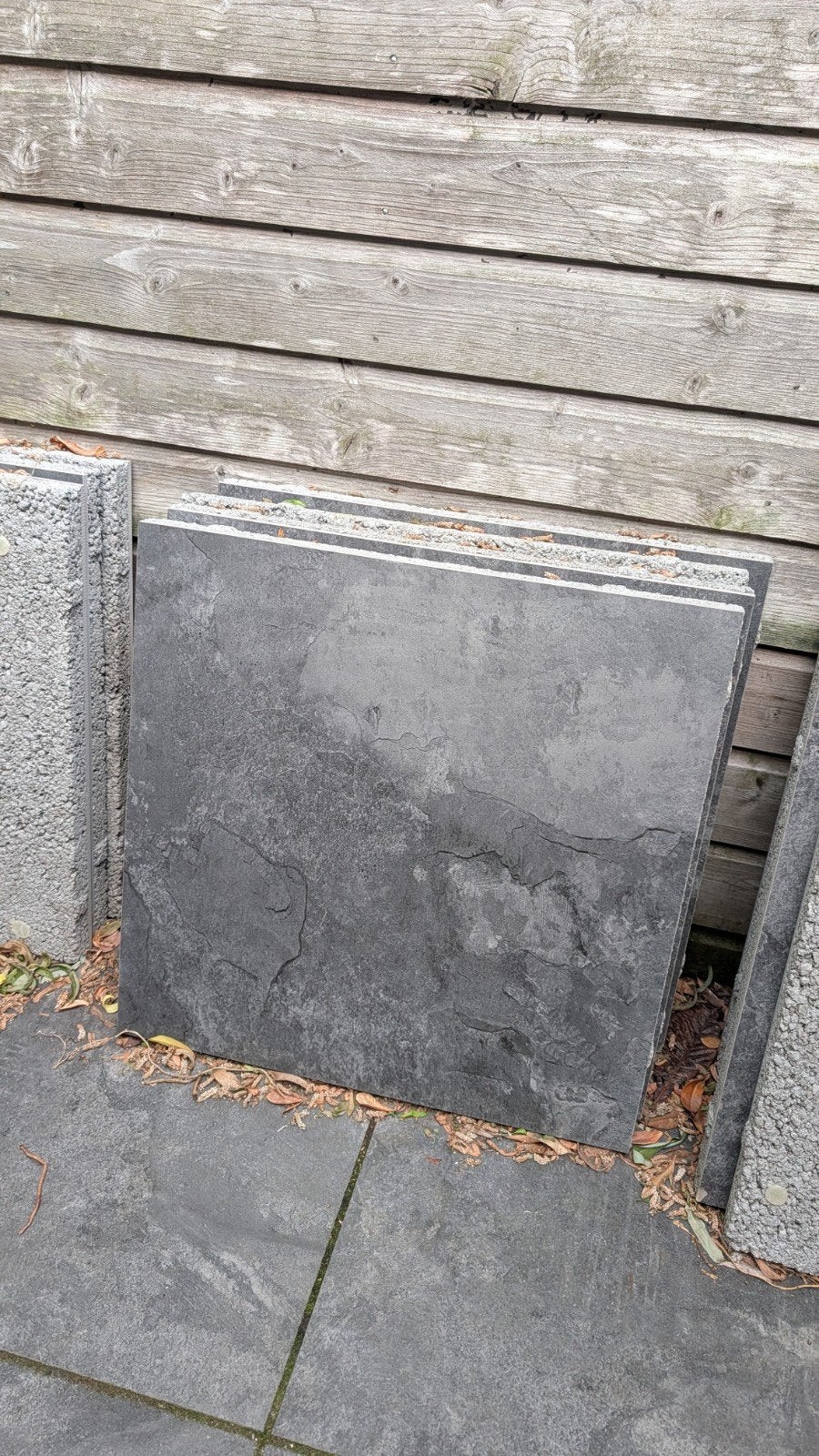 Terrastegels grijs/antraciet - Gebruikt, Ophalen, Gebruikt, Minder dan 5 m², Beton