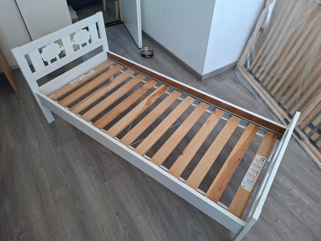 IKEA Kritter kinderbed met lattenbodem (70x160 cm), Ophalen, Gebruikt, 70 tot 85 cm, Lattenbodem