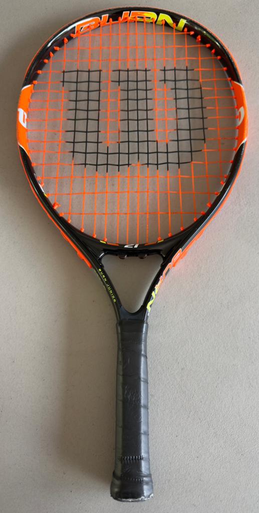 Wilson tennisracket Burn Junior !, Ophalen of Verzenden, Gebruikt, Racket, Wilson