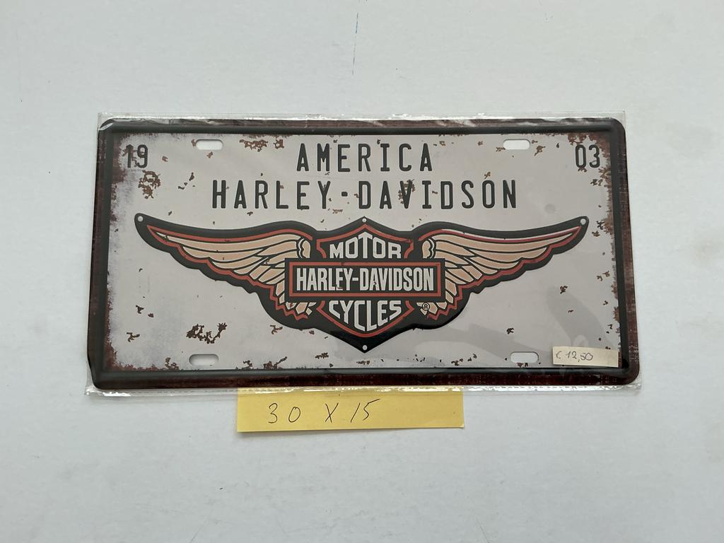Harley-Davidson USA Nummerplaat Decoratie, Motoren, Accessoires | Stickers, Ophalen of Verzenden