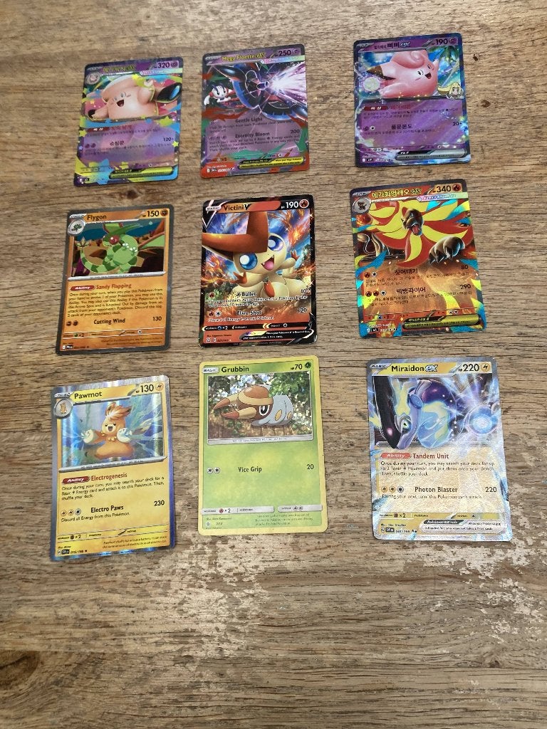 diverse promo's, ex's en v's, Ophalen of Verzenden, Zo goed als nieuw, Meerdere kaarten, Foil