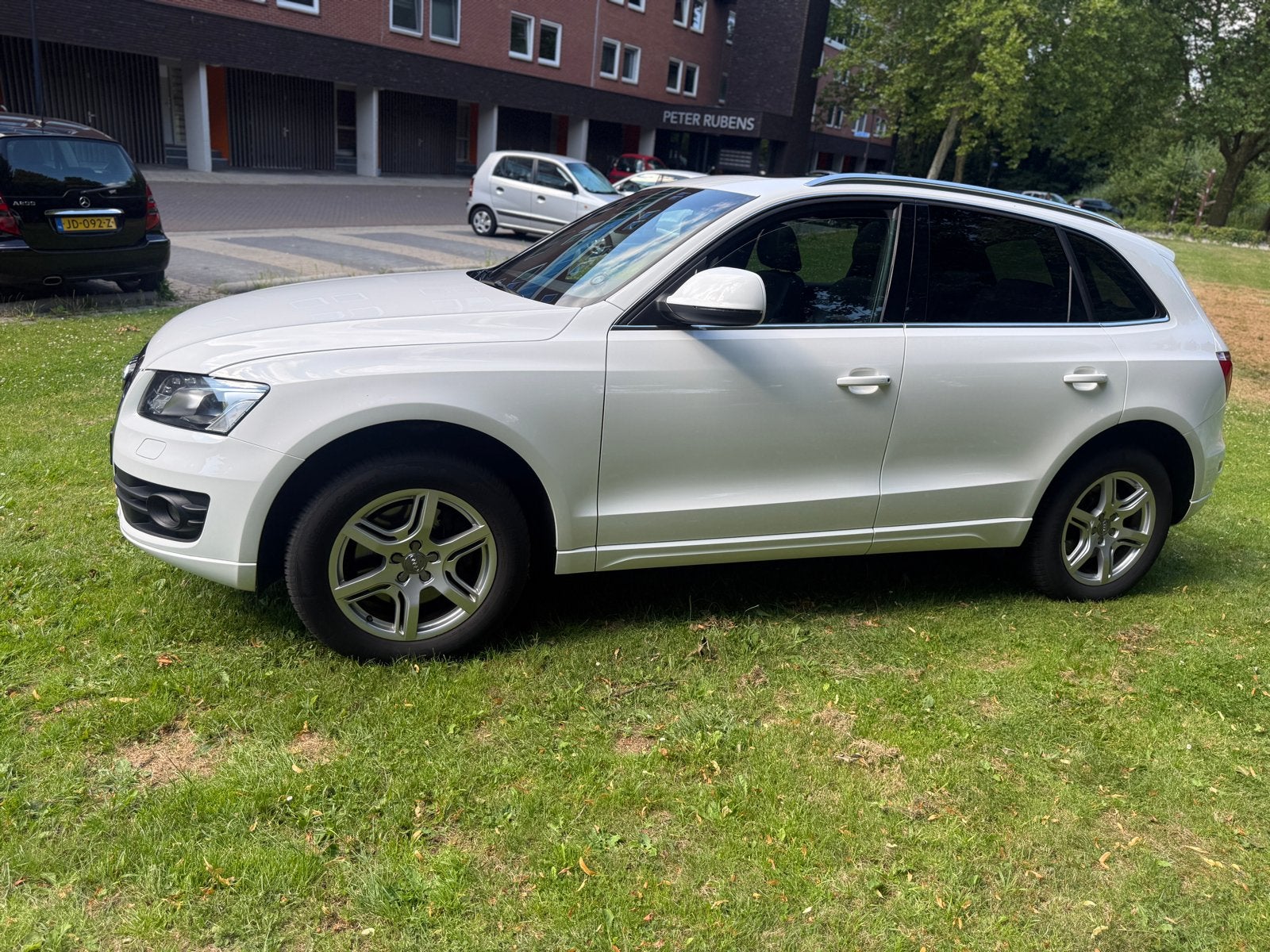 Audi Q5 3.0 TDI Quattro S-tronic 2009 Wit, Auto's, Audi, Euro 5, Wit, 226 €/maand, Overige kleuren