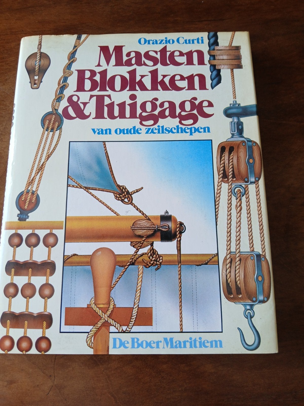 WD015 , Blokken & Tuigage van Oude Zeilschepen - Orazio Curt, Ophalen of Verzenden