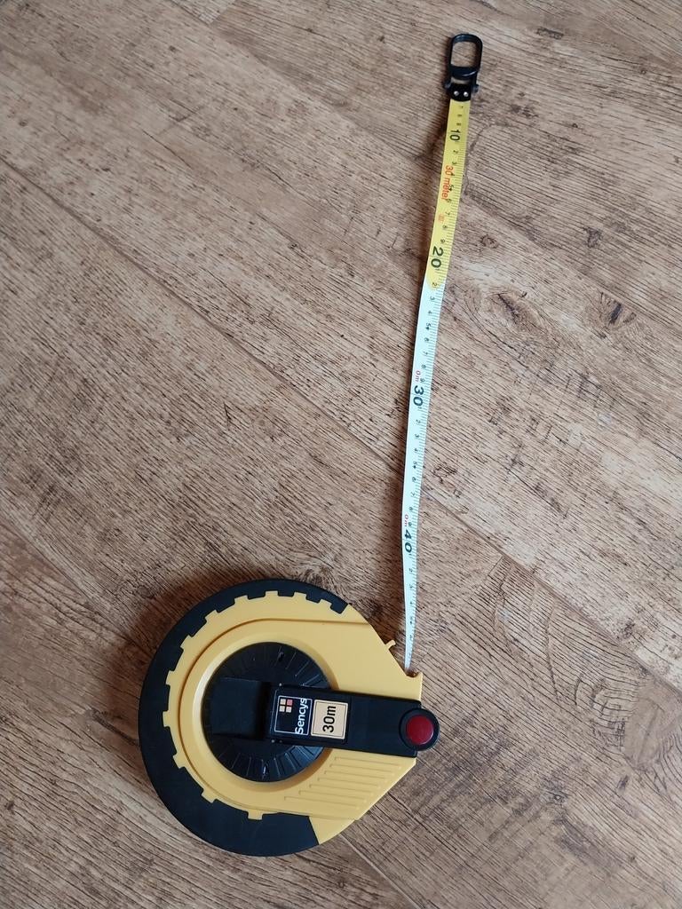 Landmeter 30 meter - Sencys meetlint, Ophalen of Verzenden