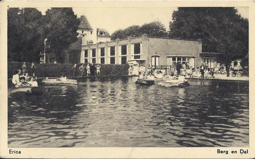 Q73 Ansichtkaart erica berg en dal uit 1956, Verzamelen, Ansichtkaarten | Nederland, Ophalen of Verzenden, 1940 tot 1960, Gelopen