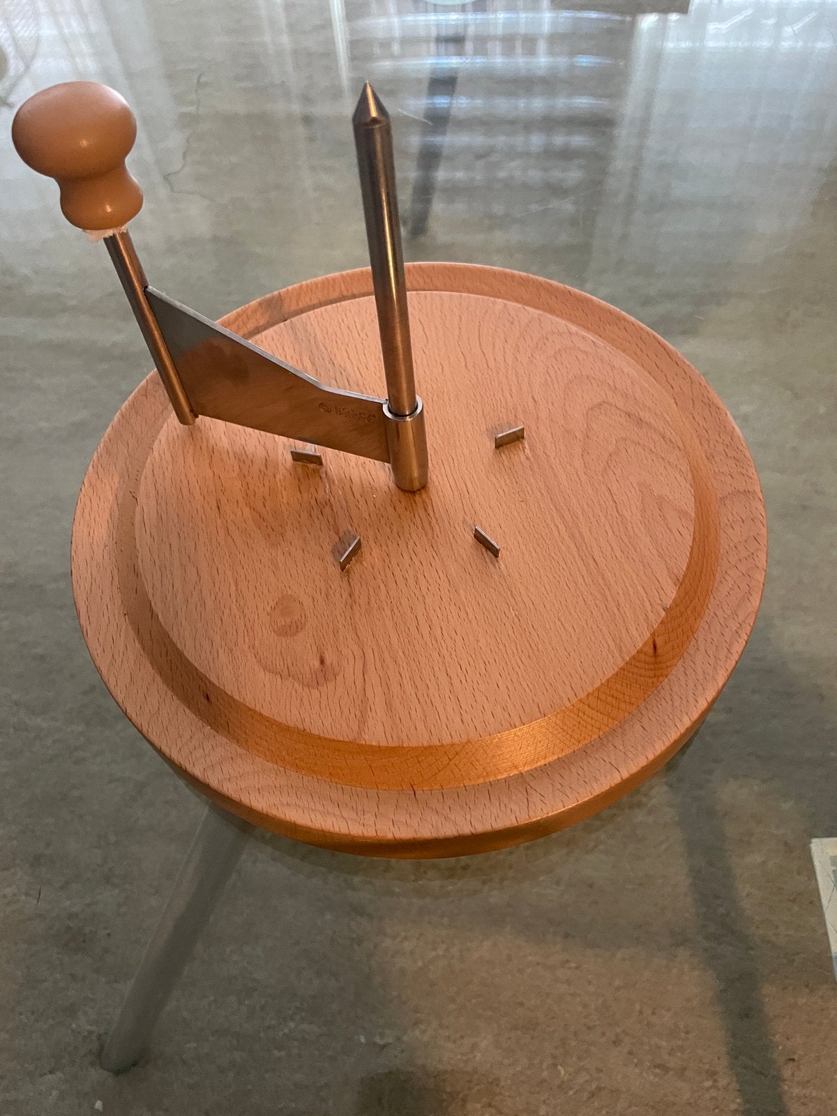Houten cheese curler / kaasschaaf, Hout, Ophalen of Verzenden, Overige typen, Gebruikt