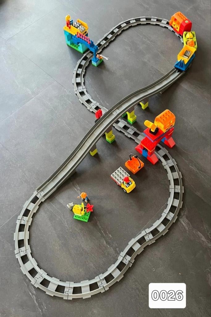 0026 Duplo Elektrische Trein Set, Ophalen of Verzenden, Zo goed als nieuw, Duplo