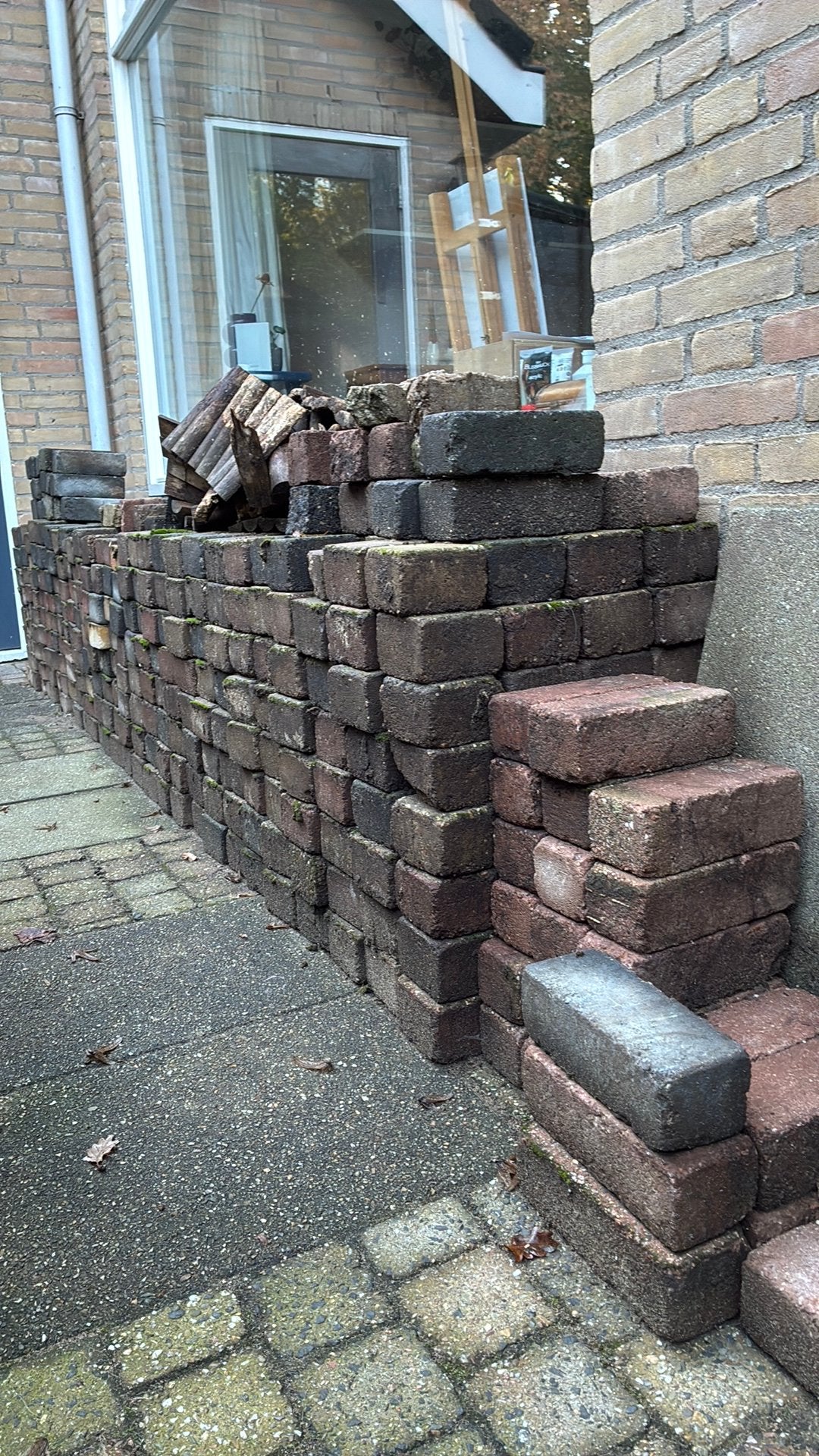 Trommelstenen, gratis afhalen, Ophalen, Zo goed als nieuw, Beton, Klinkers