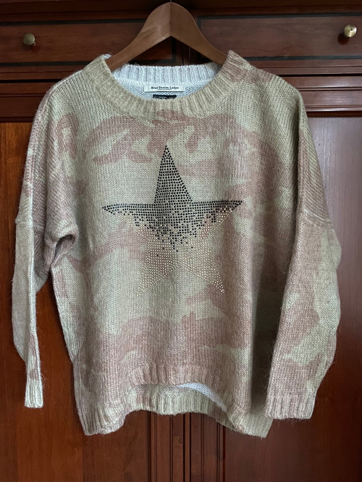 Blue Denim trui mt m, Ophalen of Verzenden, Nieuw, Blauw