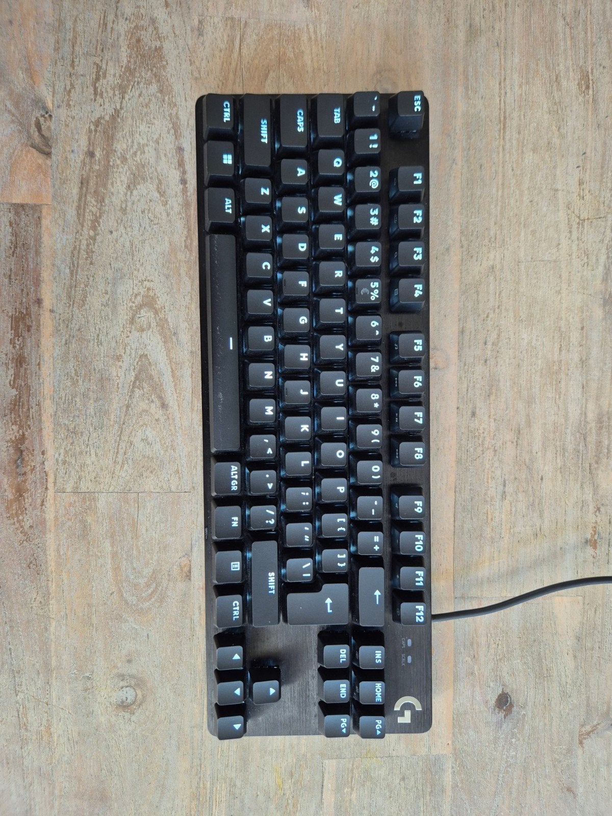 Logitech G413 TKL SE Gaming Toetsenbord QWERTY Bedraad, Logitech, Gaming toetsenbord, Ophalen of Verzenden, Zo goed als nieuw