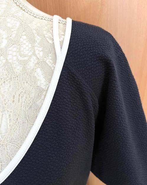 Claudia Sträter jurk maat 46 [DMv], Blauw, Maat 46/48 (XL) of groter, Ophalen of Verzenden, Zo goed als nieuw