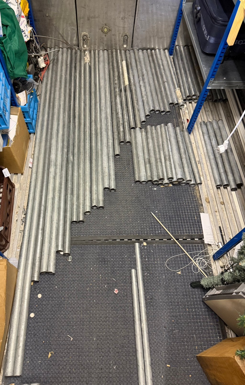 STEIGERBUIZEN 42,4mm binnen gebruikt €5,50/mtr, Ophalen, Zo goed als nieuw, Gevelsteiger, 2 tot 5 meter