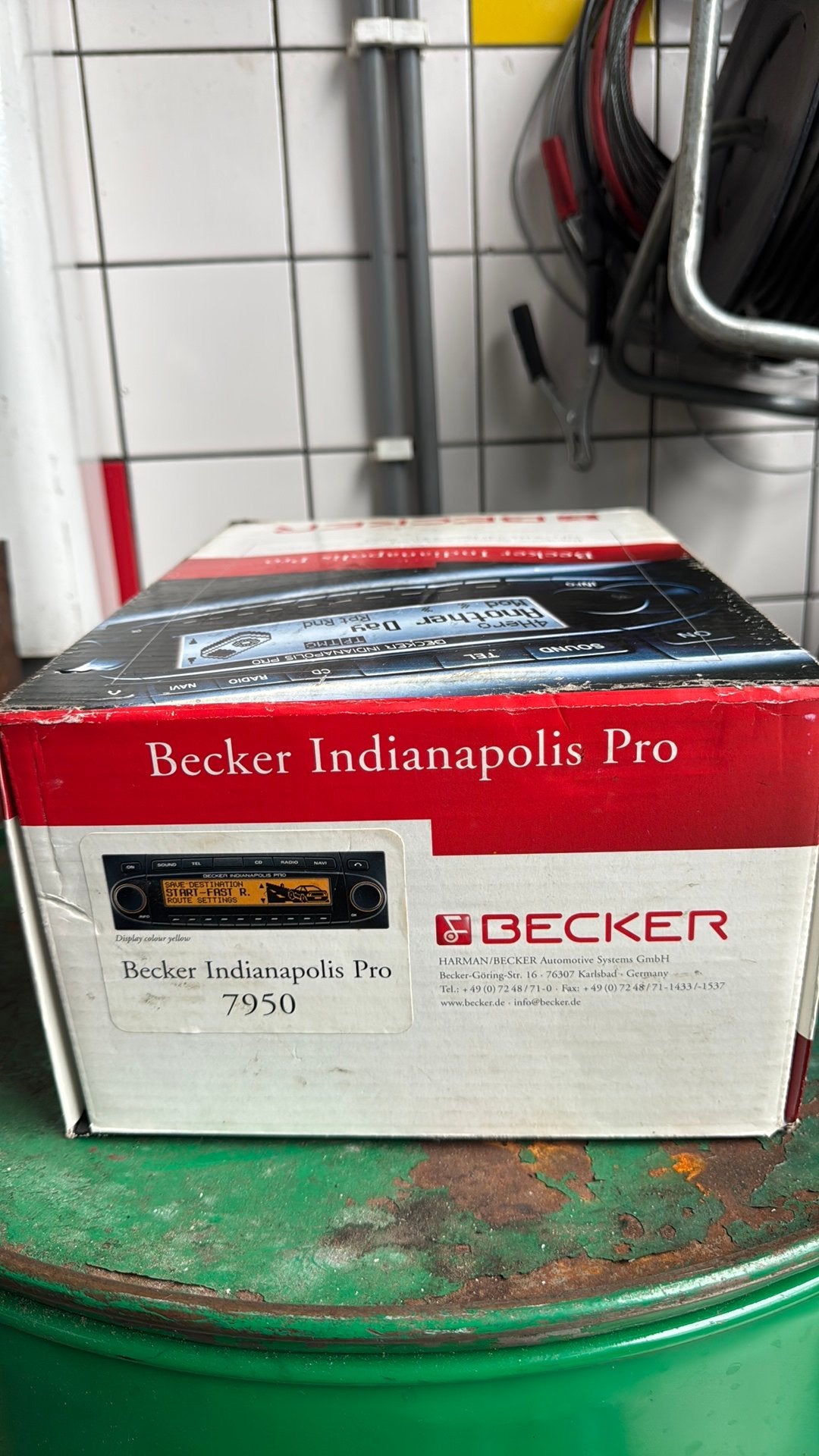 Becker indianapolis pro 7950, Ophalen, Nieuw